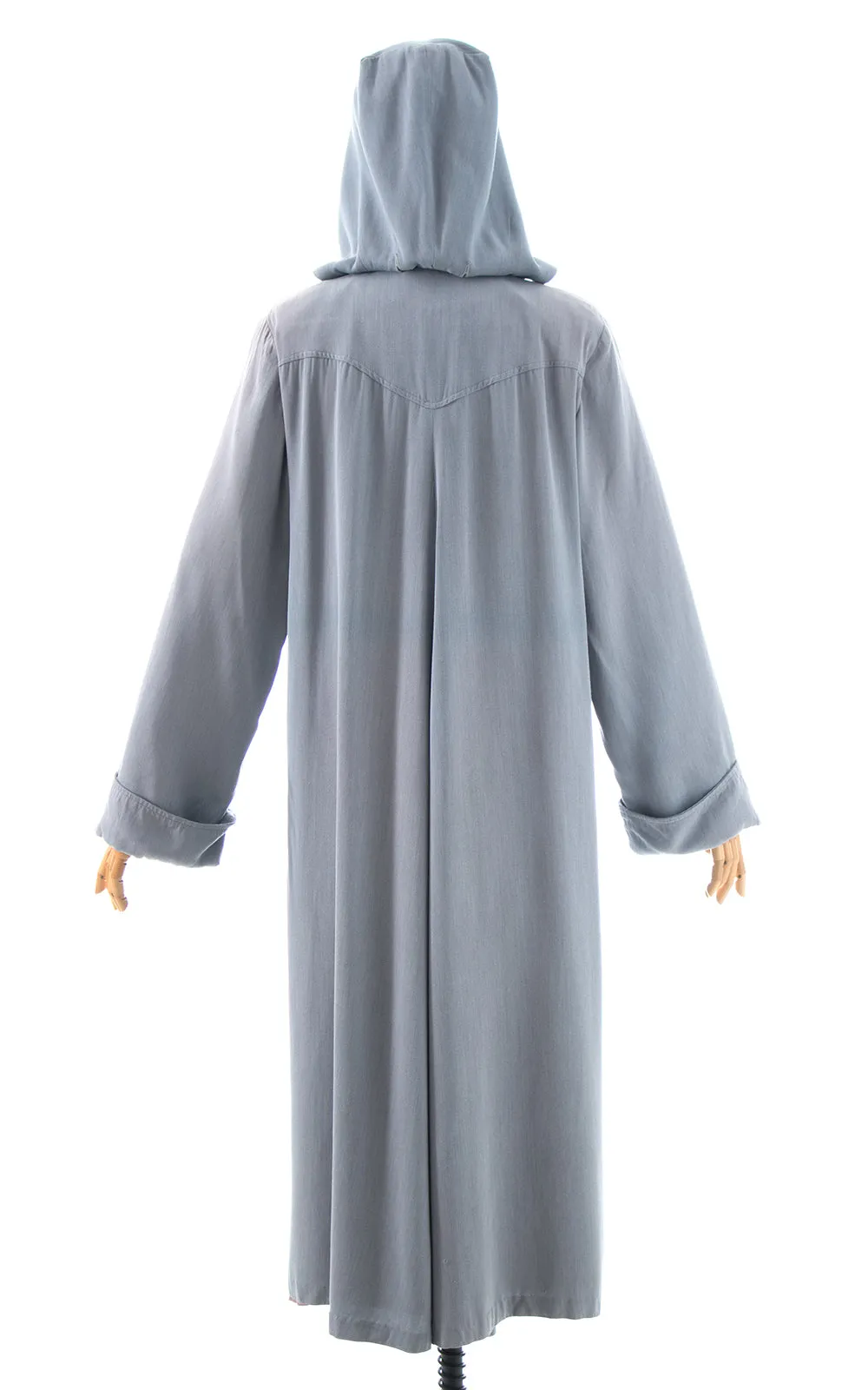 1940s Hooded Raincoat | small/medium