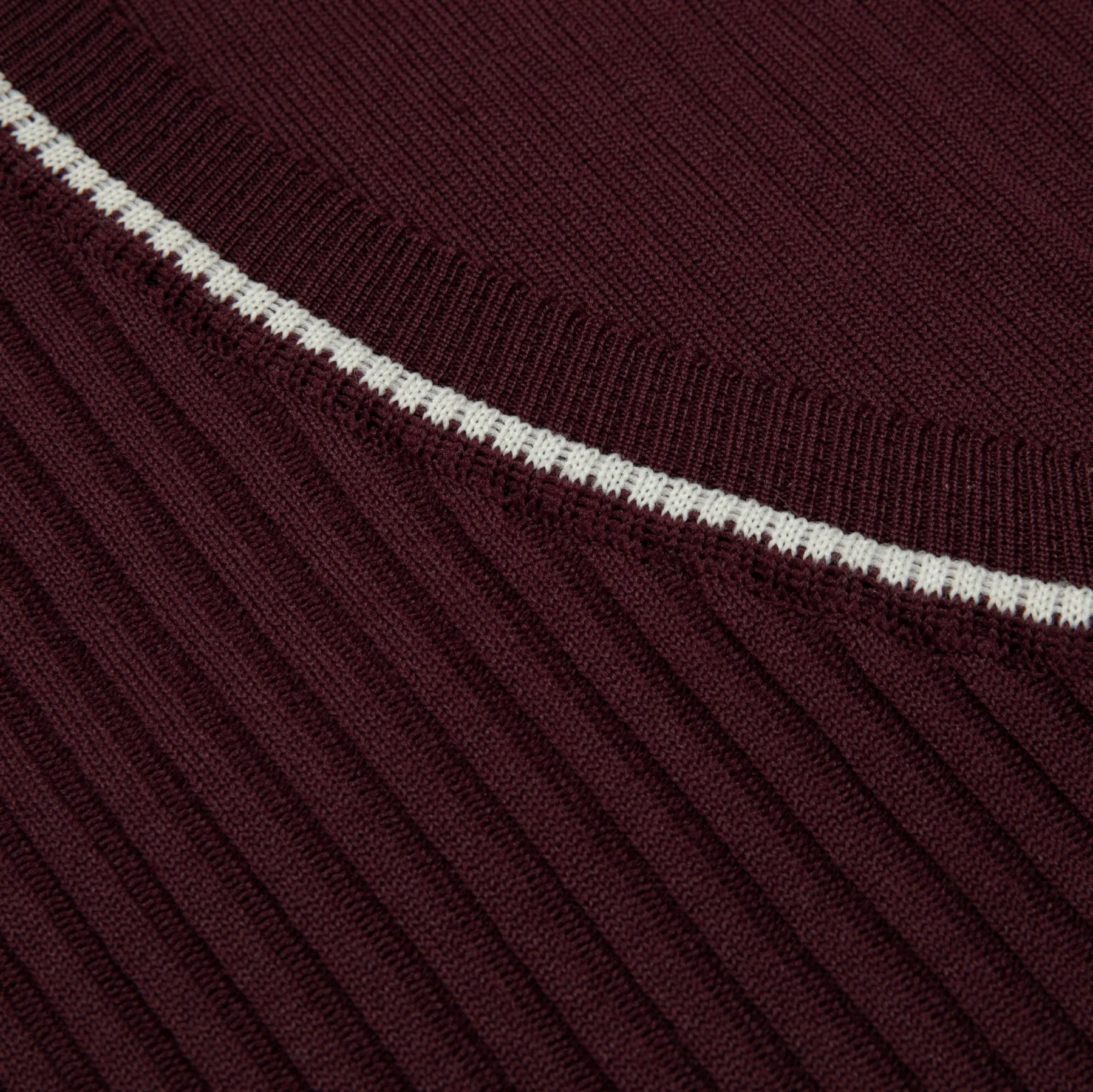 70s Collegiate Ottoman Rib Knit Vest