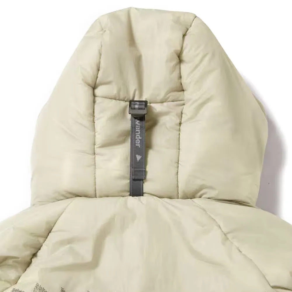 AND WANDER x Maison Kitsuné Nordic Borderinsulation Jacket Light Beige