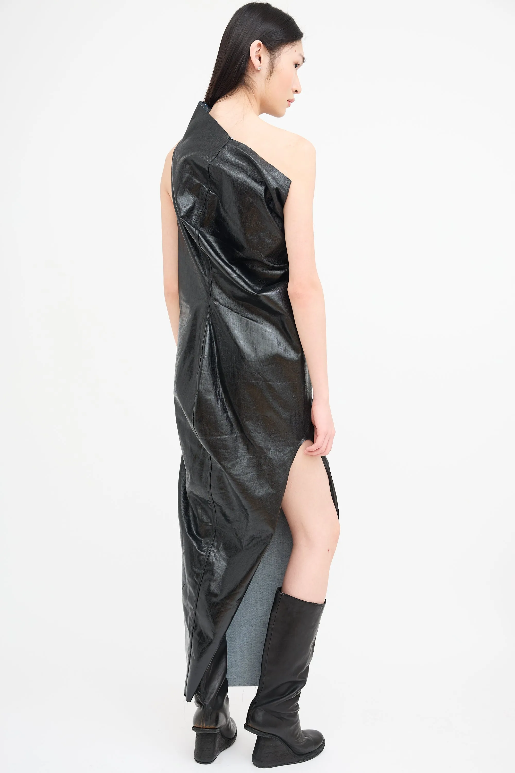 Black Athena Denim Maxi Dress