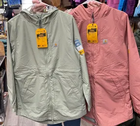 Carhartt Womens Rain Jacket - Relaxed Fit - Lightweight
