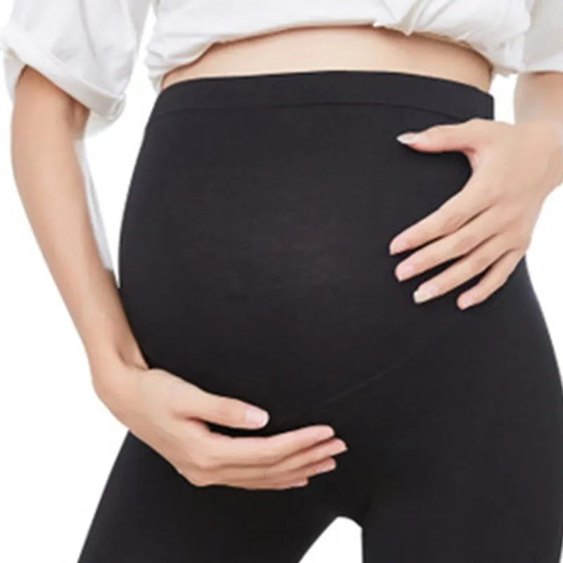 Comfy Solid Maternity Short Legging
