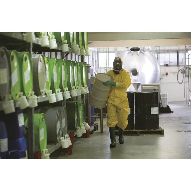 DeltaPlus Deltachem Coveralls With Taped Seams and Elastic Hood