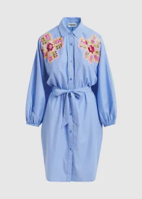 Essentiel Antwerp Hagittarius Dress in Denim Blue
