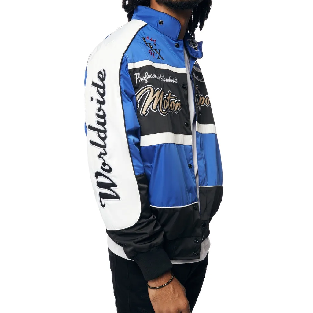 Euro Racing Windbreaker Jacket - Royal