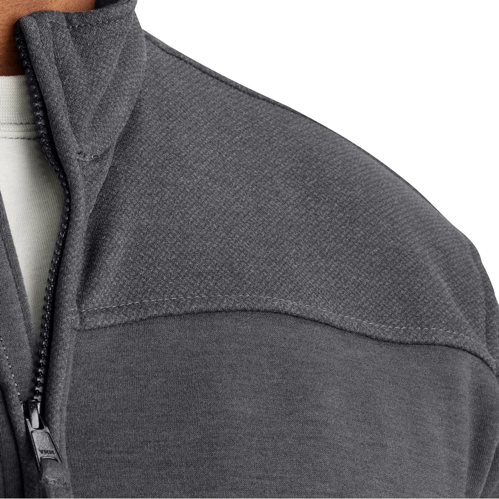 Flame Resistant Rain Defender Relaxed Fit Mock Neck Fleece Pullover - 029-Shadow | Carhartt 105012