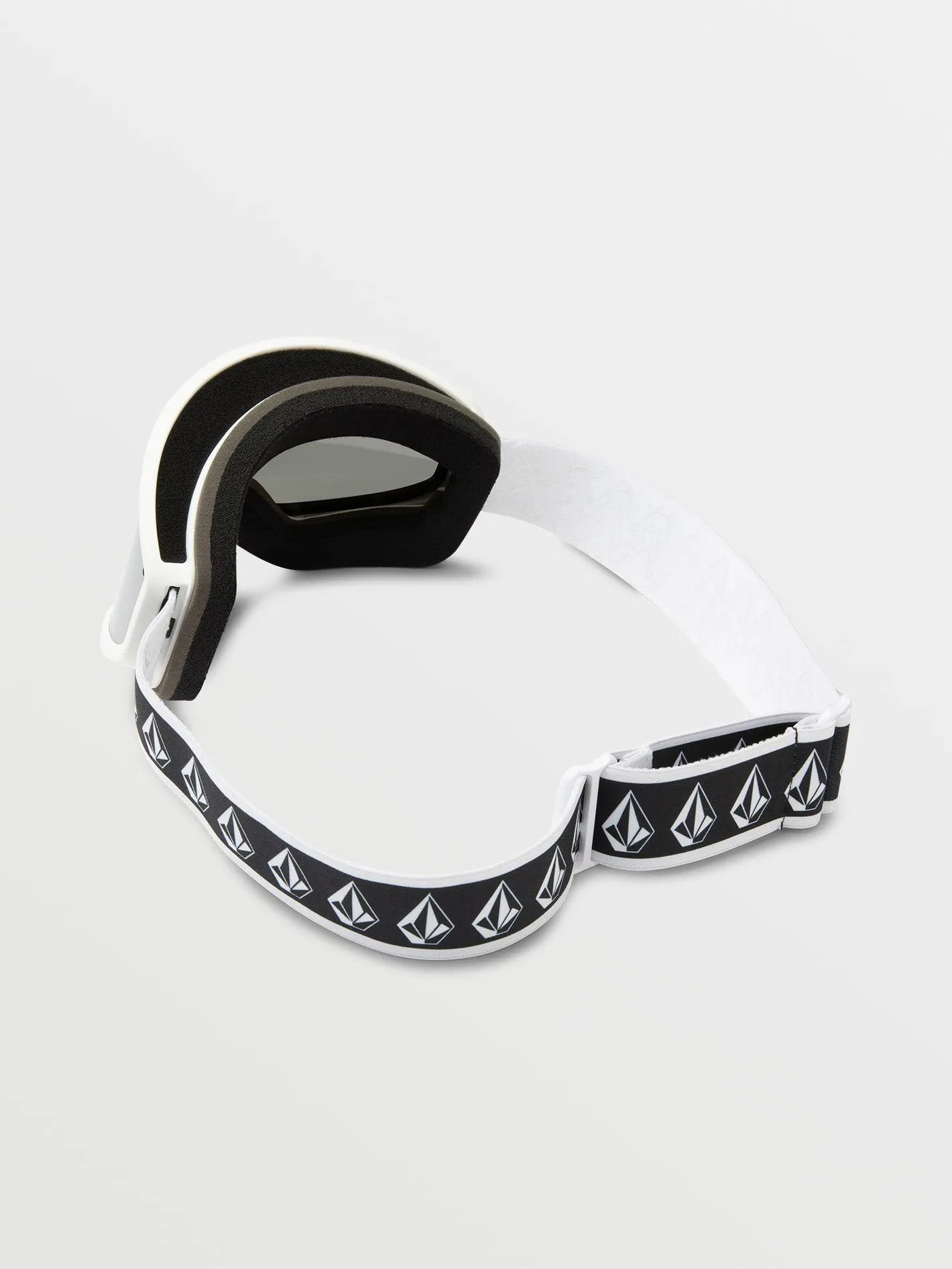 Footprints Goggle with Bonus Lens - White Rerun / Silver Chrome