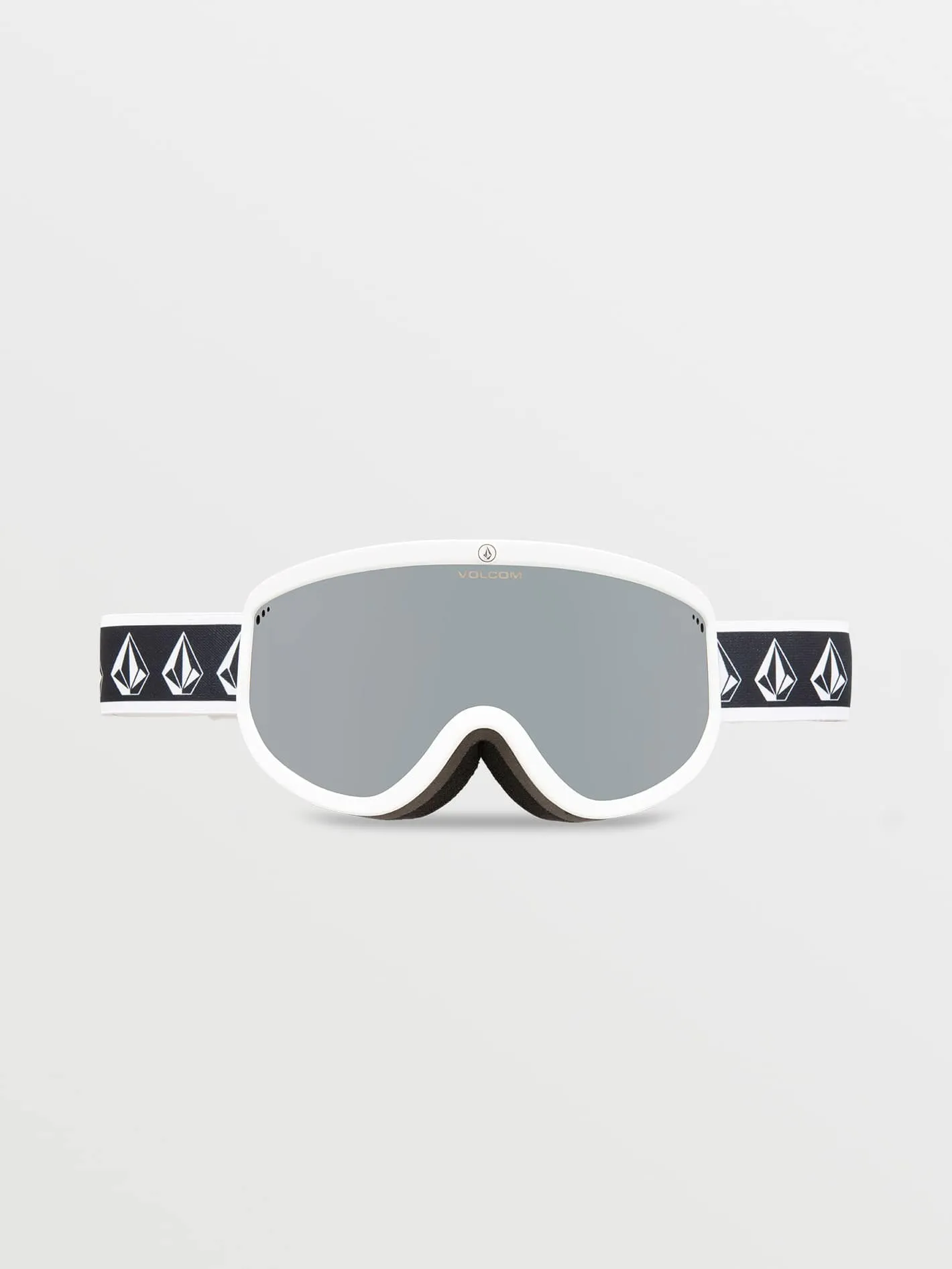 Footprints Goggle with Bonus Lens - White Rerun / Silver Chrome