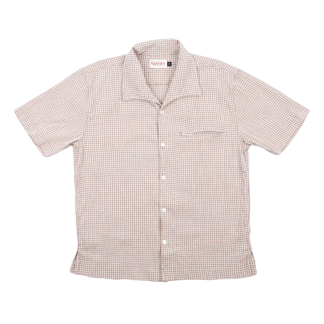 Freenote - Cayucos Seersucker - White Plaid