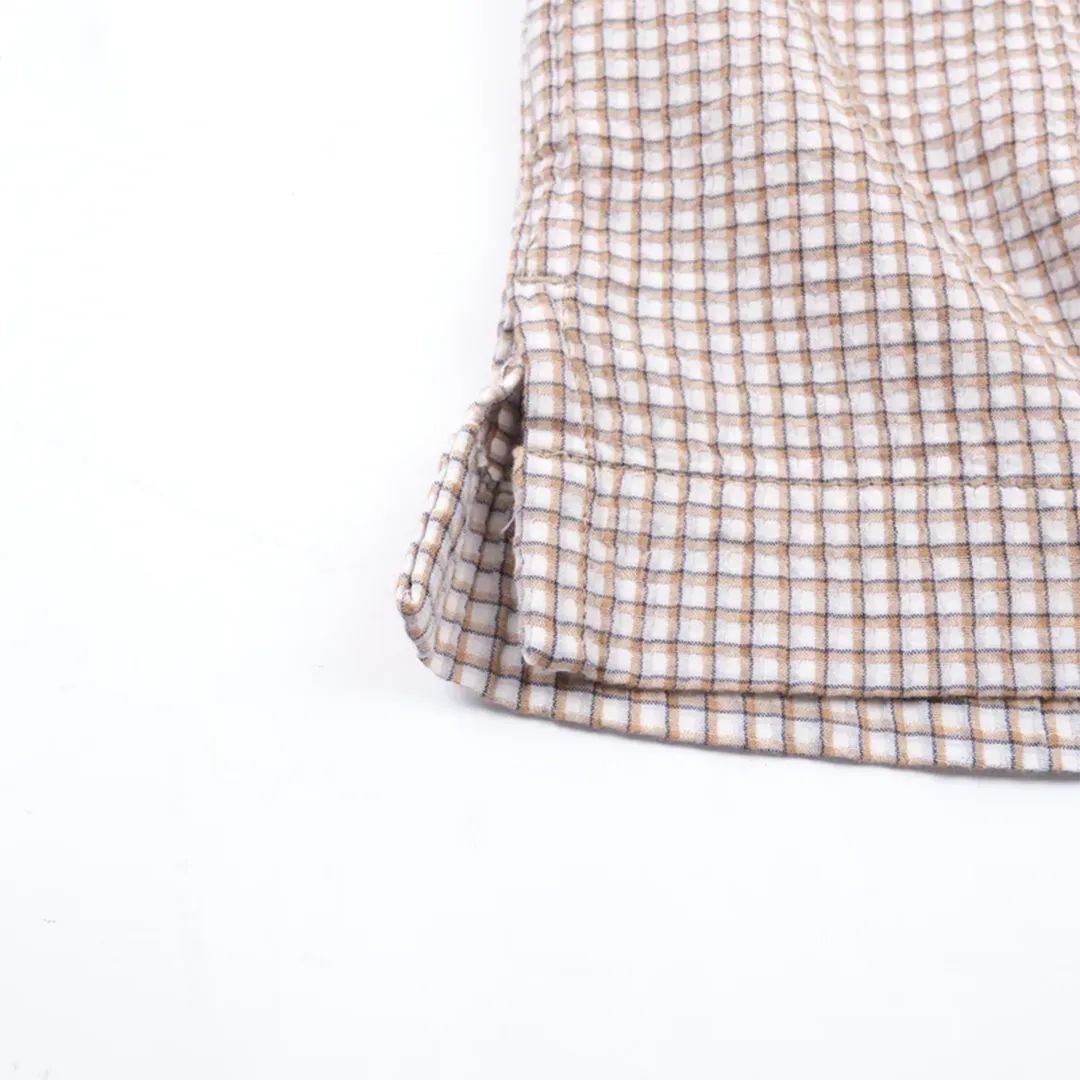 Freenote - Cayucos Seersucker - White Plaid