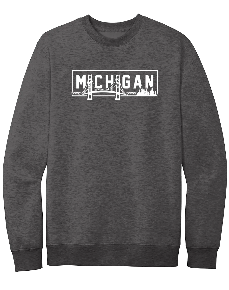 Michigan Mighty Mac Crewneck Sweatshirt