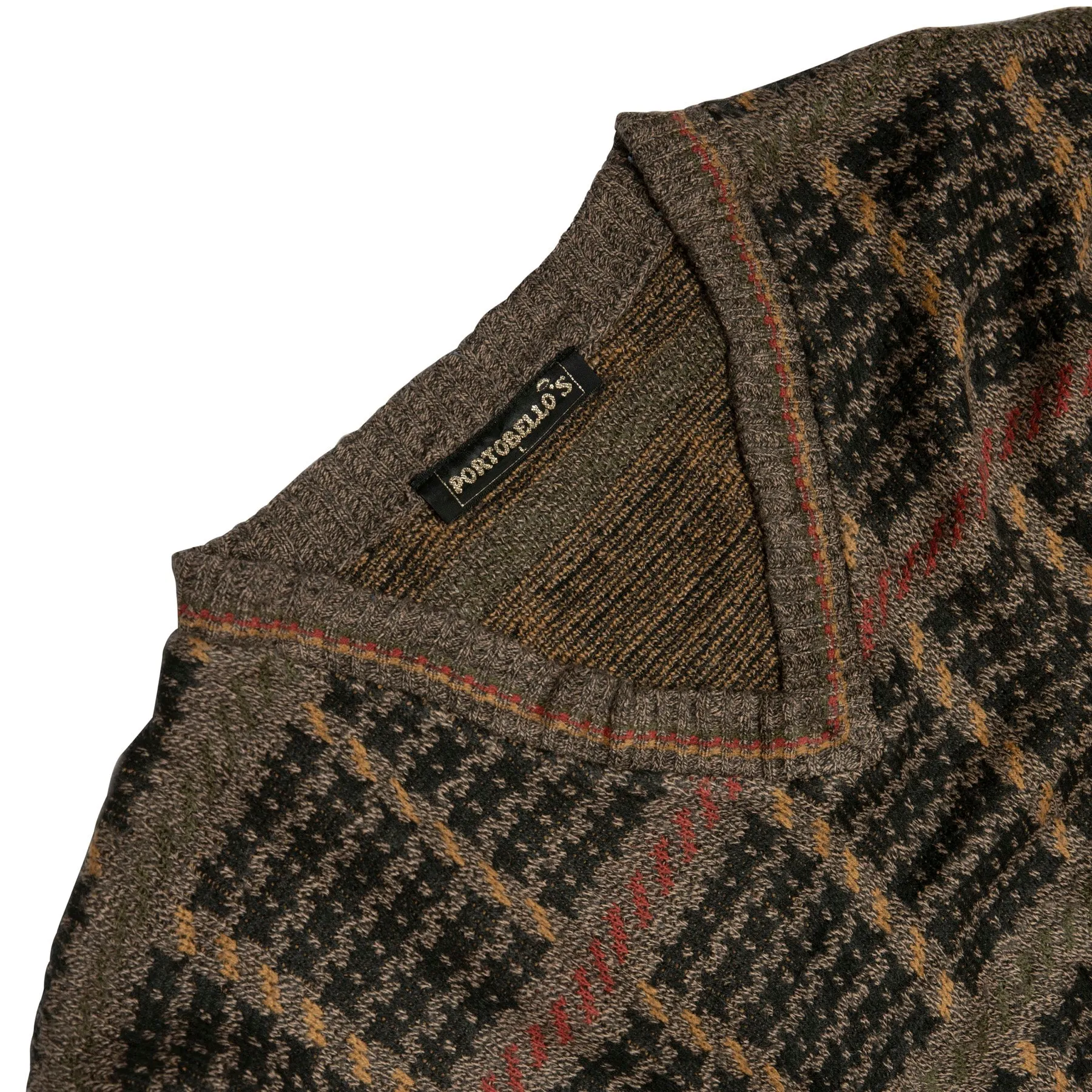 Mid-Century Jacquard Stranded Virgin Wool Pullover