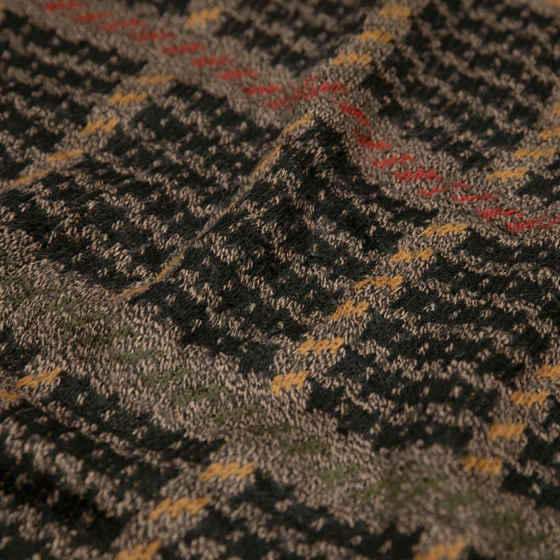 Mid-Century Jacquard Stranded Virgin Wool Pullover