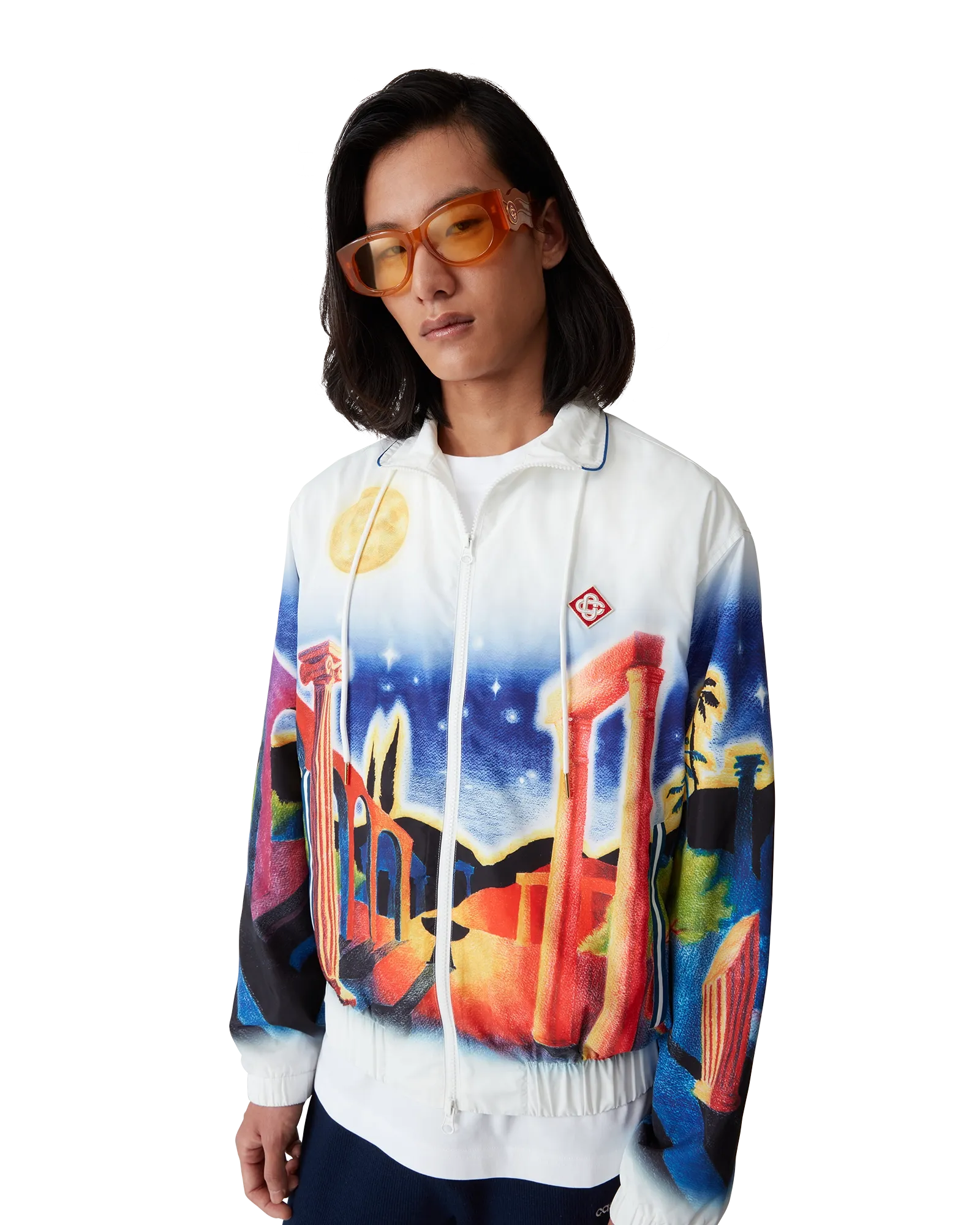 Midnight Acropolis Windbreaker Jacket