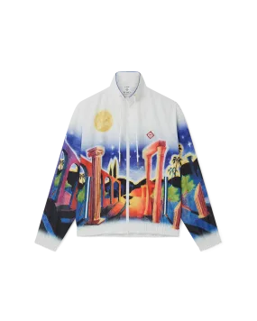 Midnight Acropolis Windbreaker Jacket