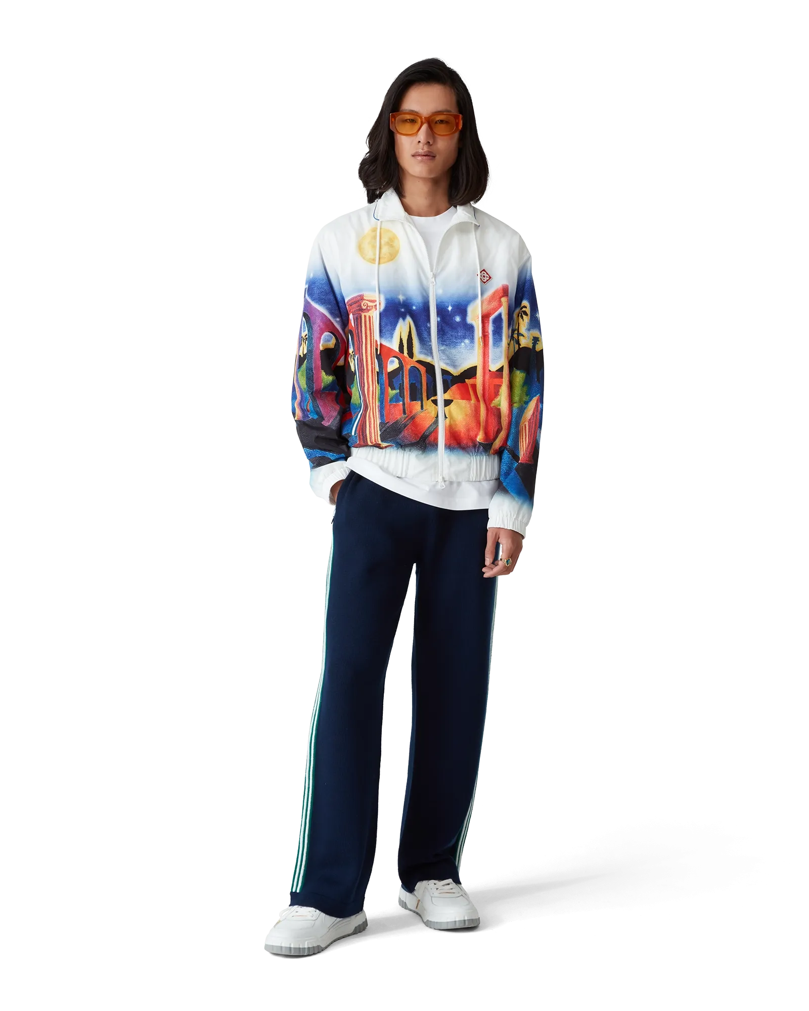Midnight Acropolis Windbreaker Jacket