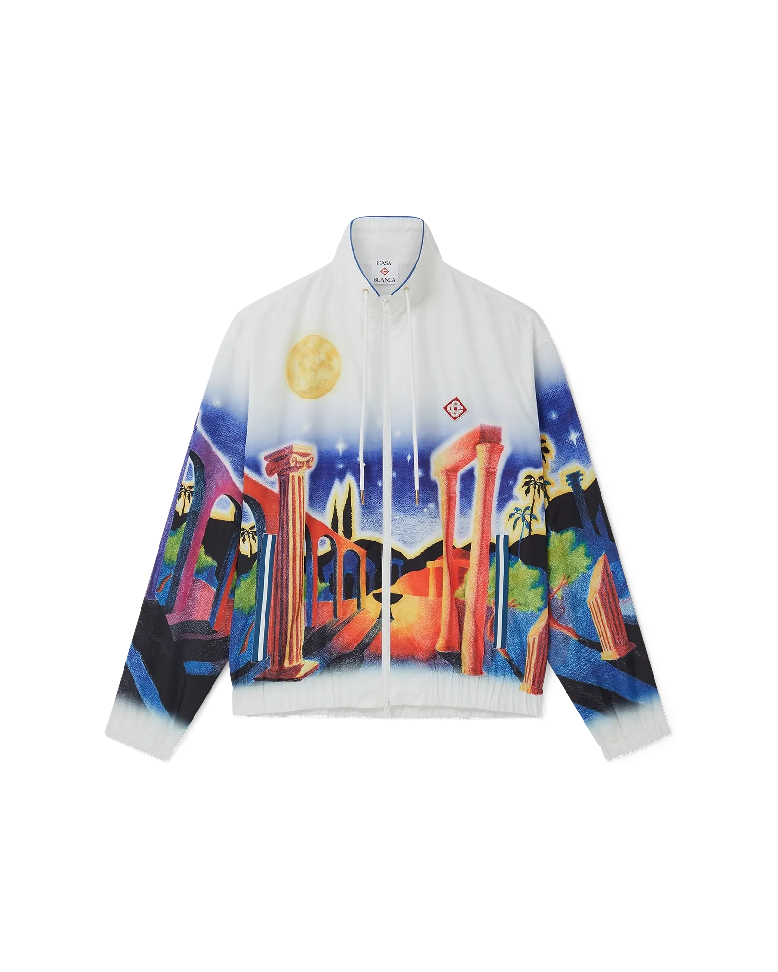 Midnight Acropolis Windbreaker Jacket