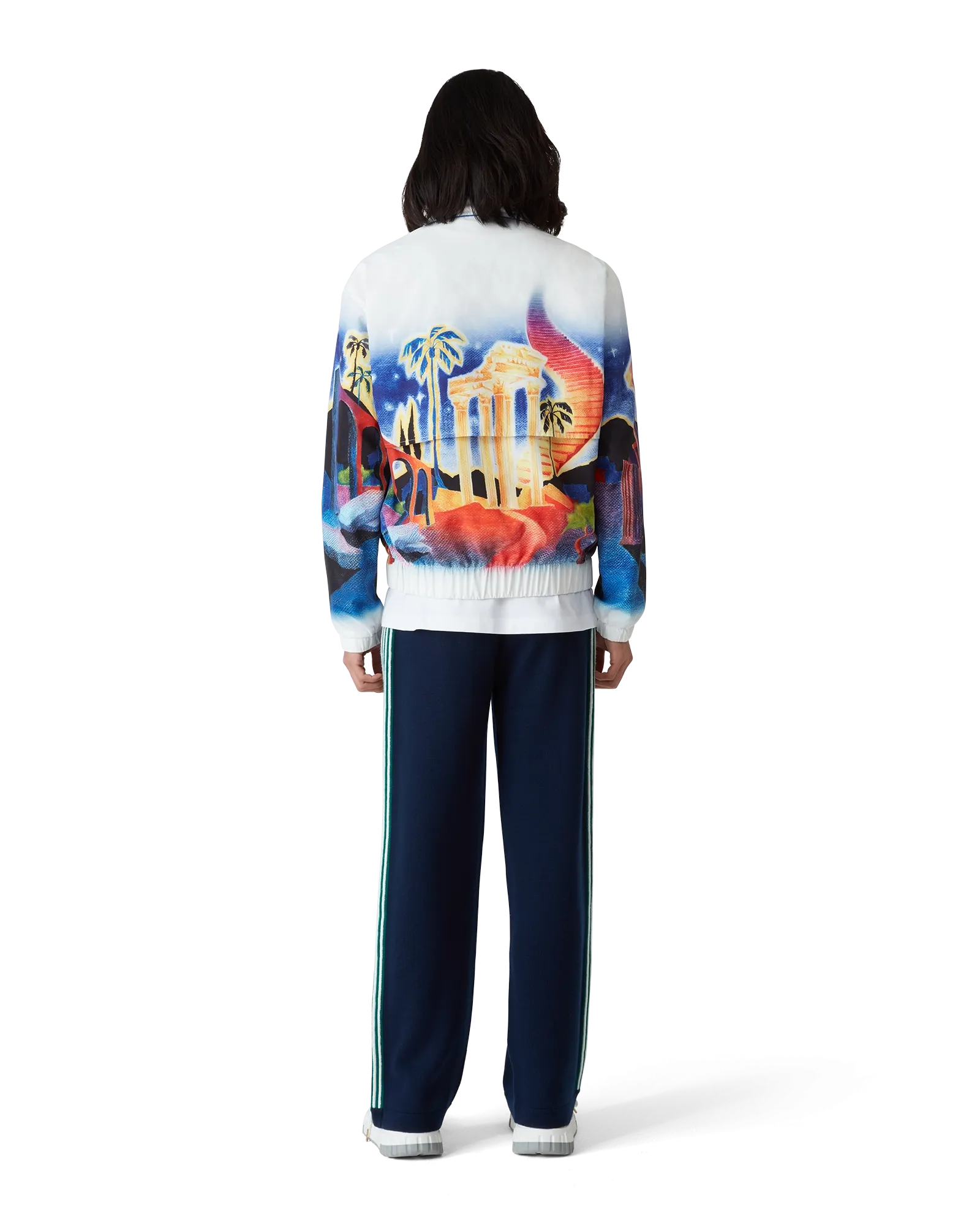 Midnight Acropolis Windbreaker Jacket