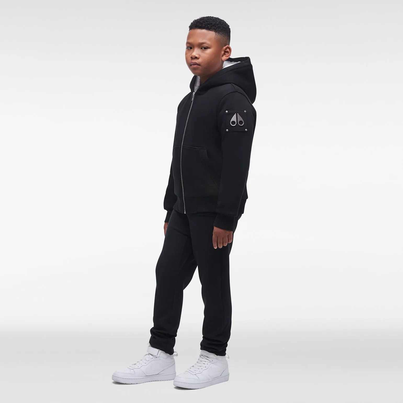 MOOSE KNUCKLES Classic Bunny Jacket - Black / White