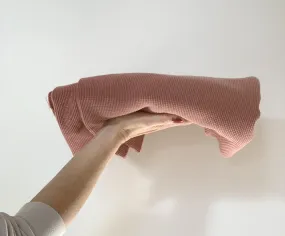 Organic Faded Fig Waffle Knit