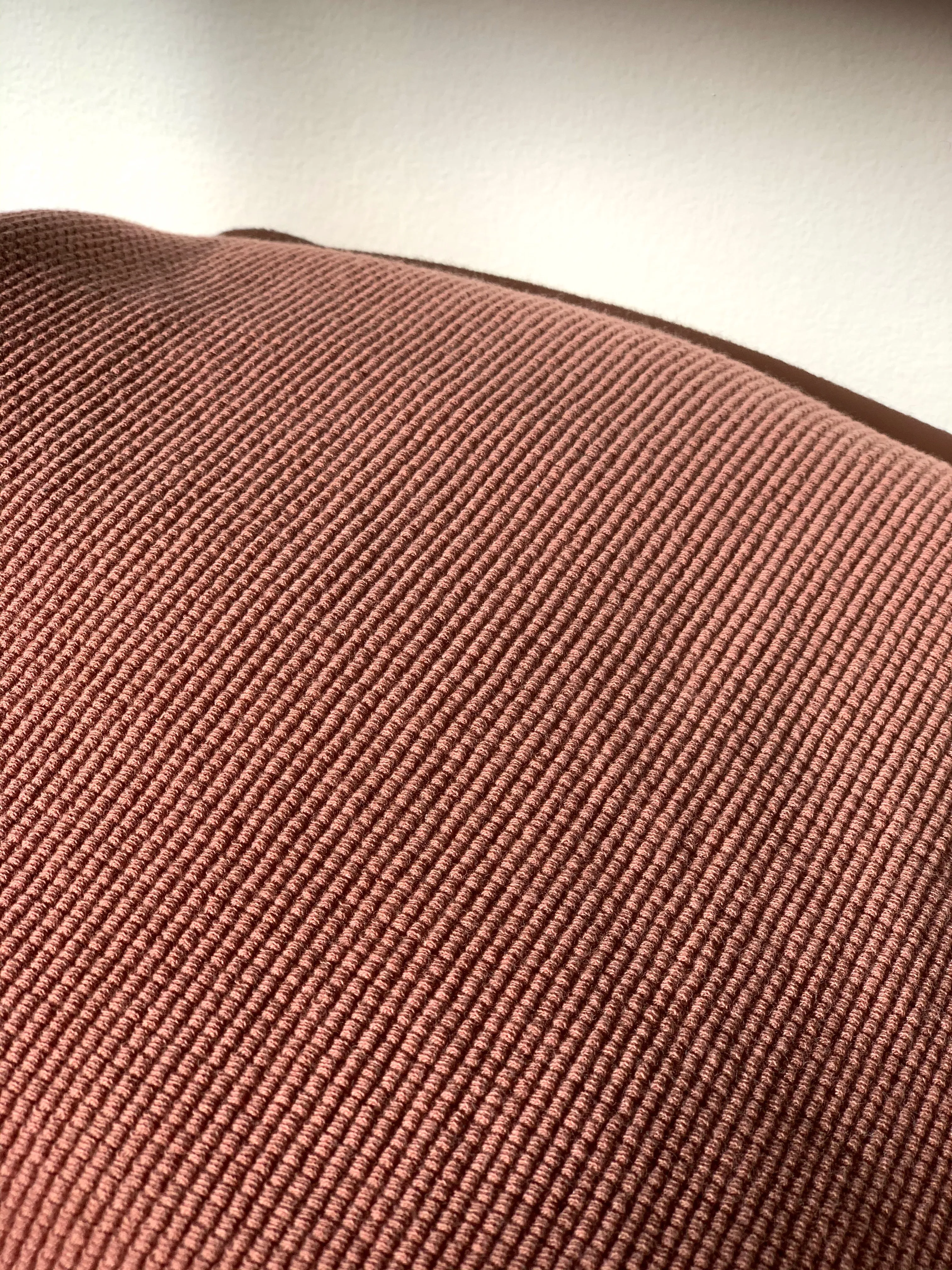 Organic Faded Fig Waffle Knit