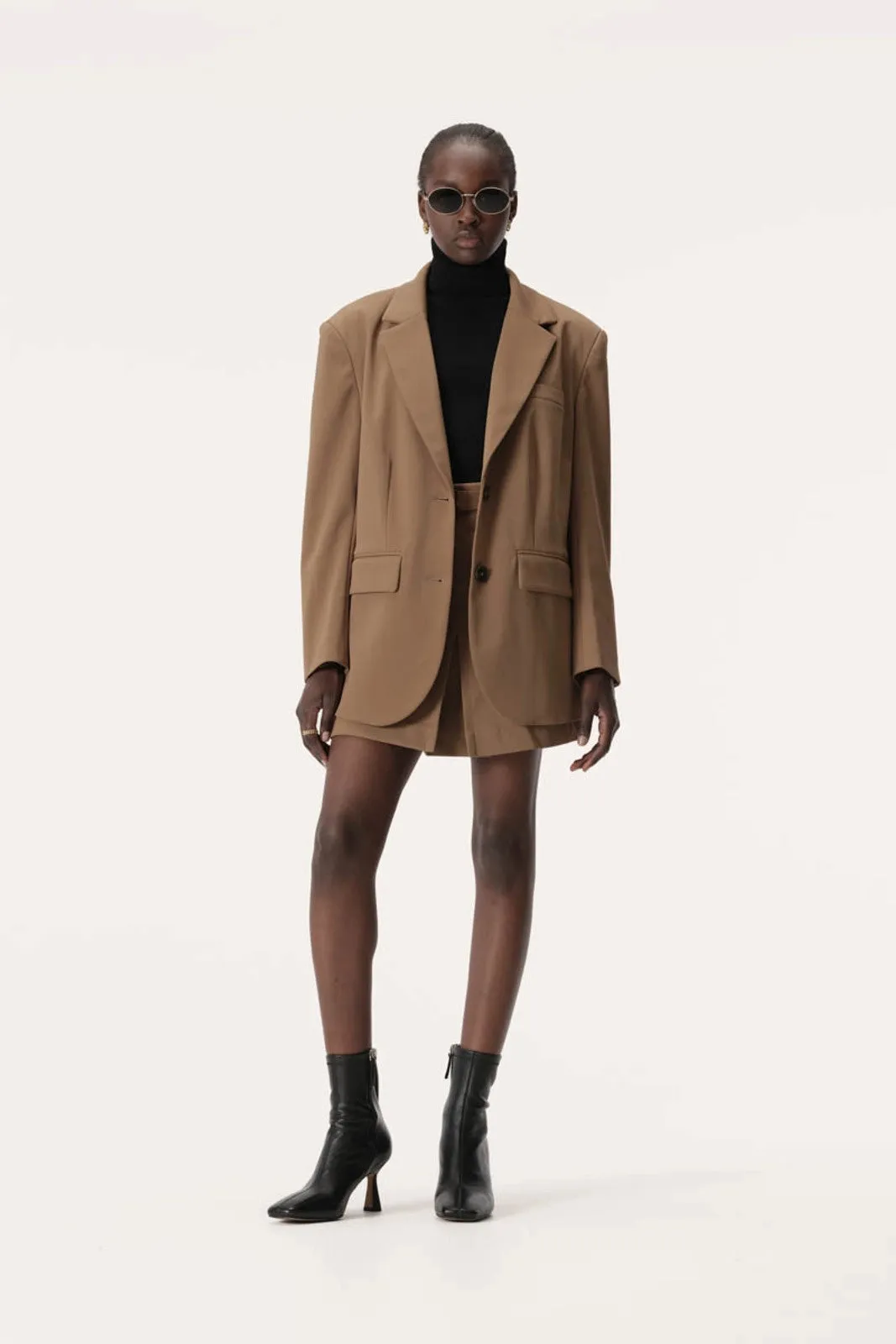 RAQUEL BLAZER | DARK TAUPE