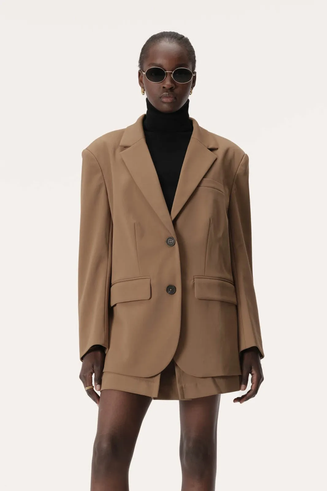 RAQUEL BLAZER | DARK TAUPE