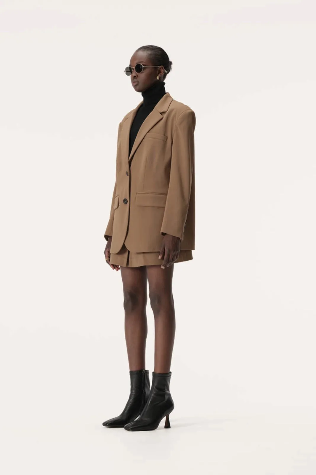 RAQUEL BLAZER | DARK TAUPE