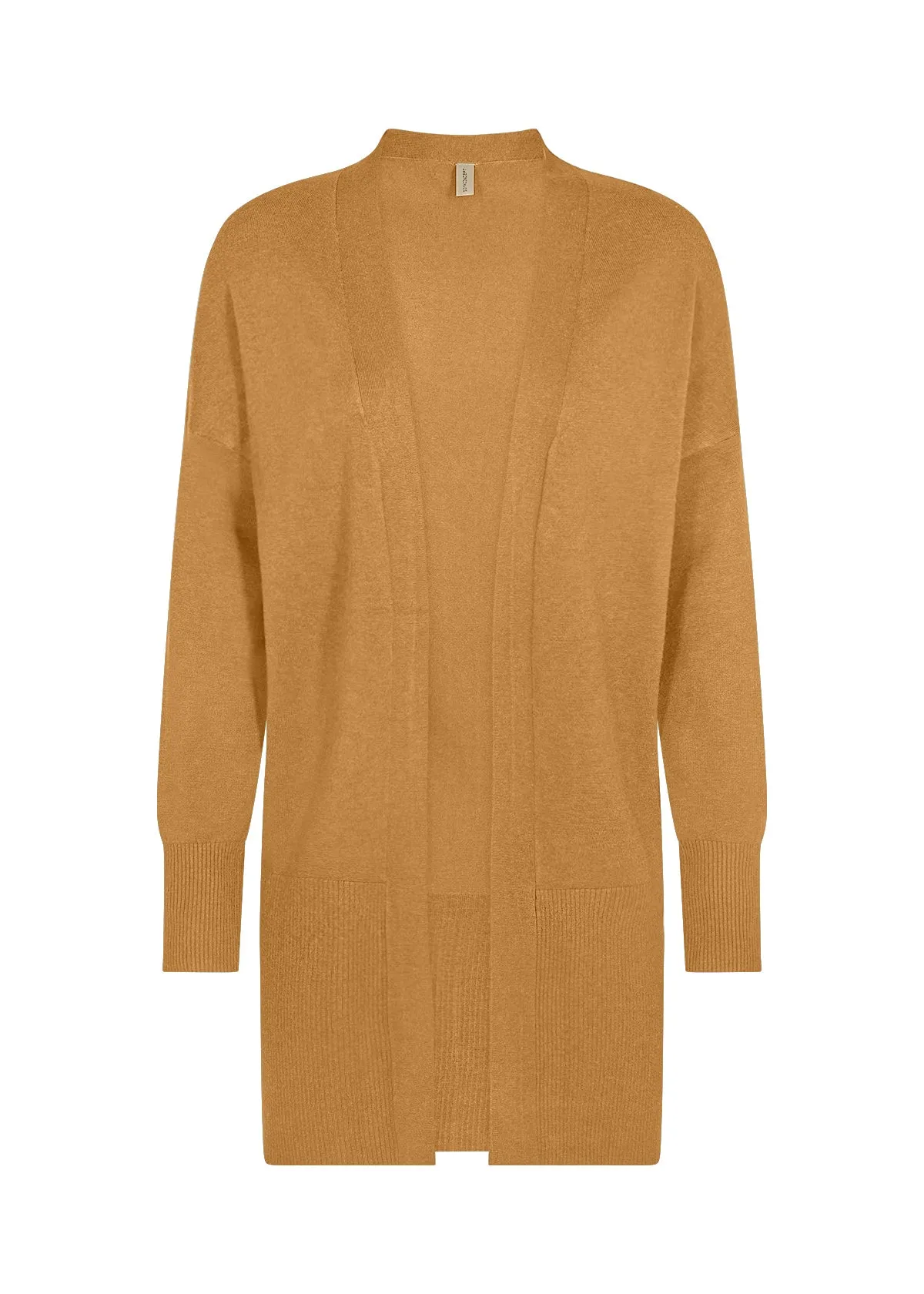 Soya Concept Open Front Long Sleeve Cardigan Top