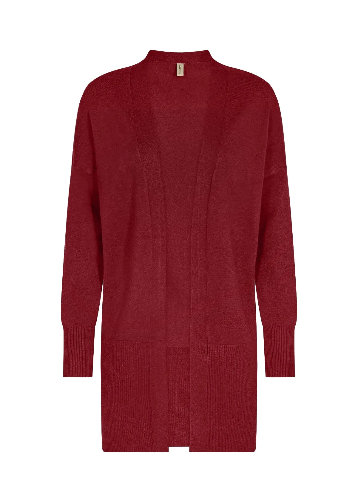 Soya Concept Open Front Long Sleeve Cardigan Top